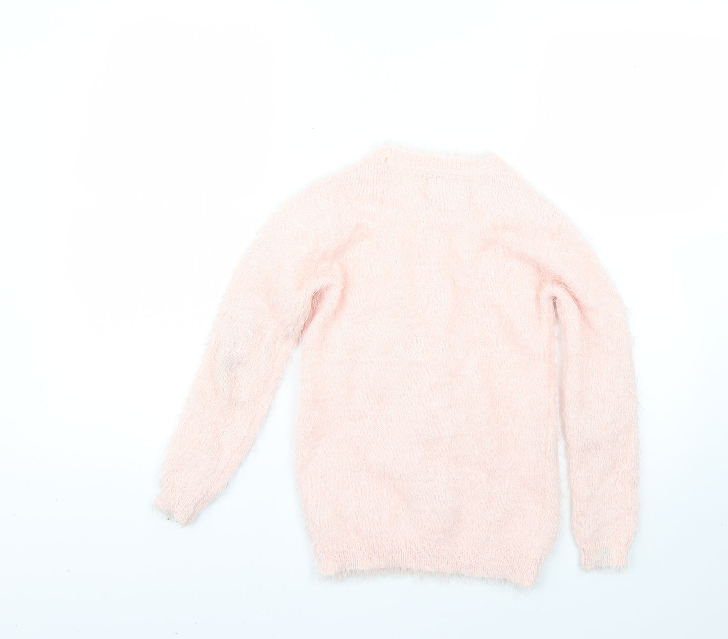 Primark Girls Pink   Pullover Jumper Size 9-10 Years