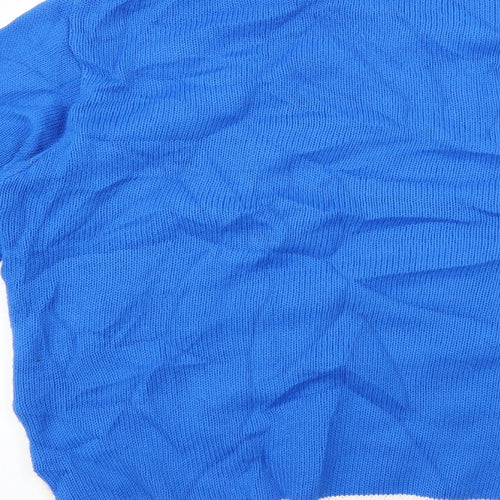 xitied Mens Multicoloured Geometric  Pullover Jumper Size L