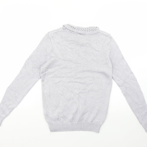 Therapy Womens Silver   Pullover Jumper Size 10