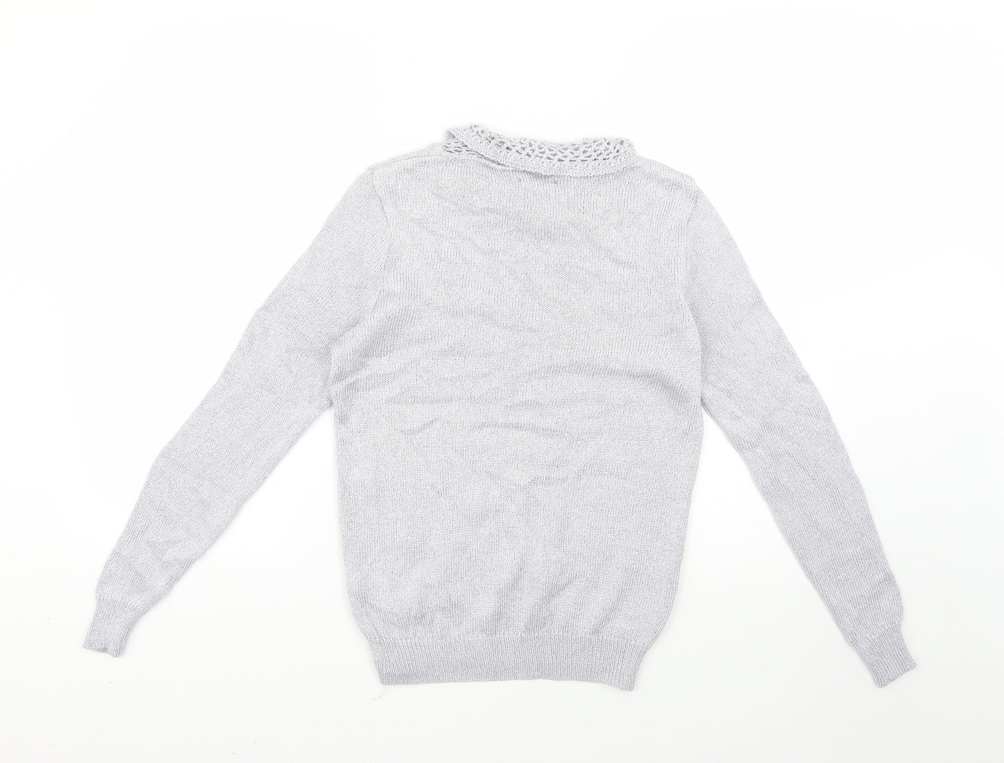 Therapy Womens Silver   Pullover Jumper Size 10