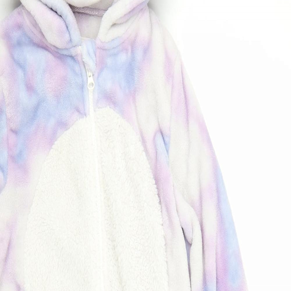 NEXT Girls Multicoloured Geometric  Top One Piece Size 8 Years