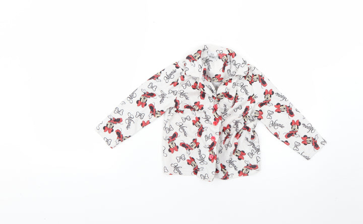 minnie mouse Girls Multicoloured Geometric Top Pyjama Top Size 2-3 Years