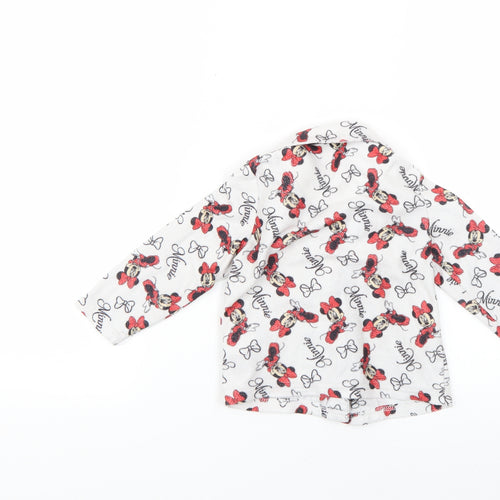 minnie mouse Girls Multicoloured Geometric  Top Pyjama Top Size 2-3 Years