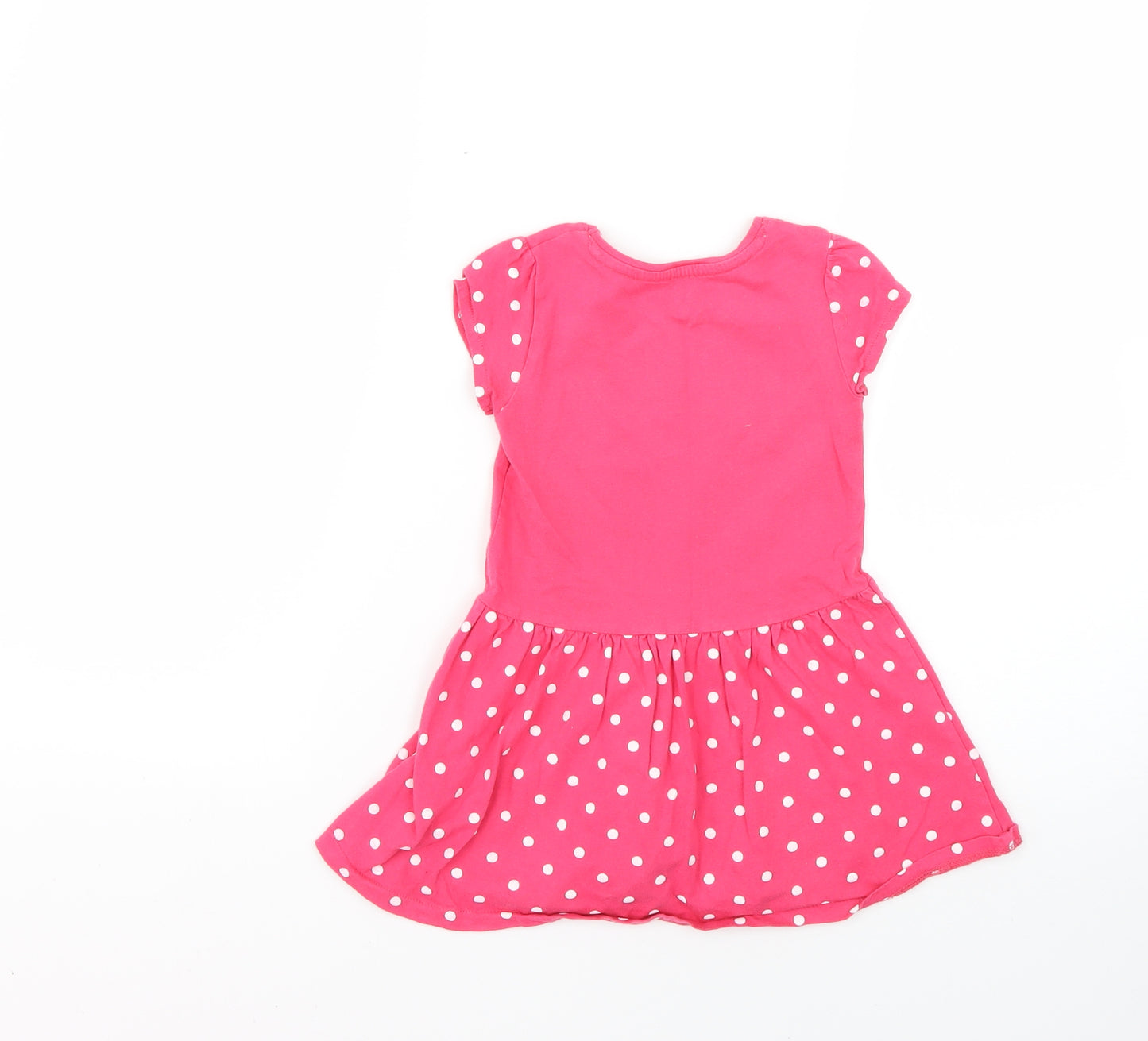 Young Dimension Baby Pink Polka Dot  Fit & Flare  Size 18-24 Months