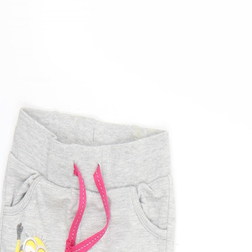 Despicable Me Baby Grey   Jogger Trousers Size 12-18 Months