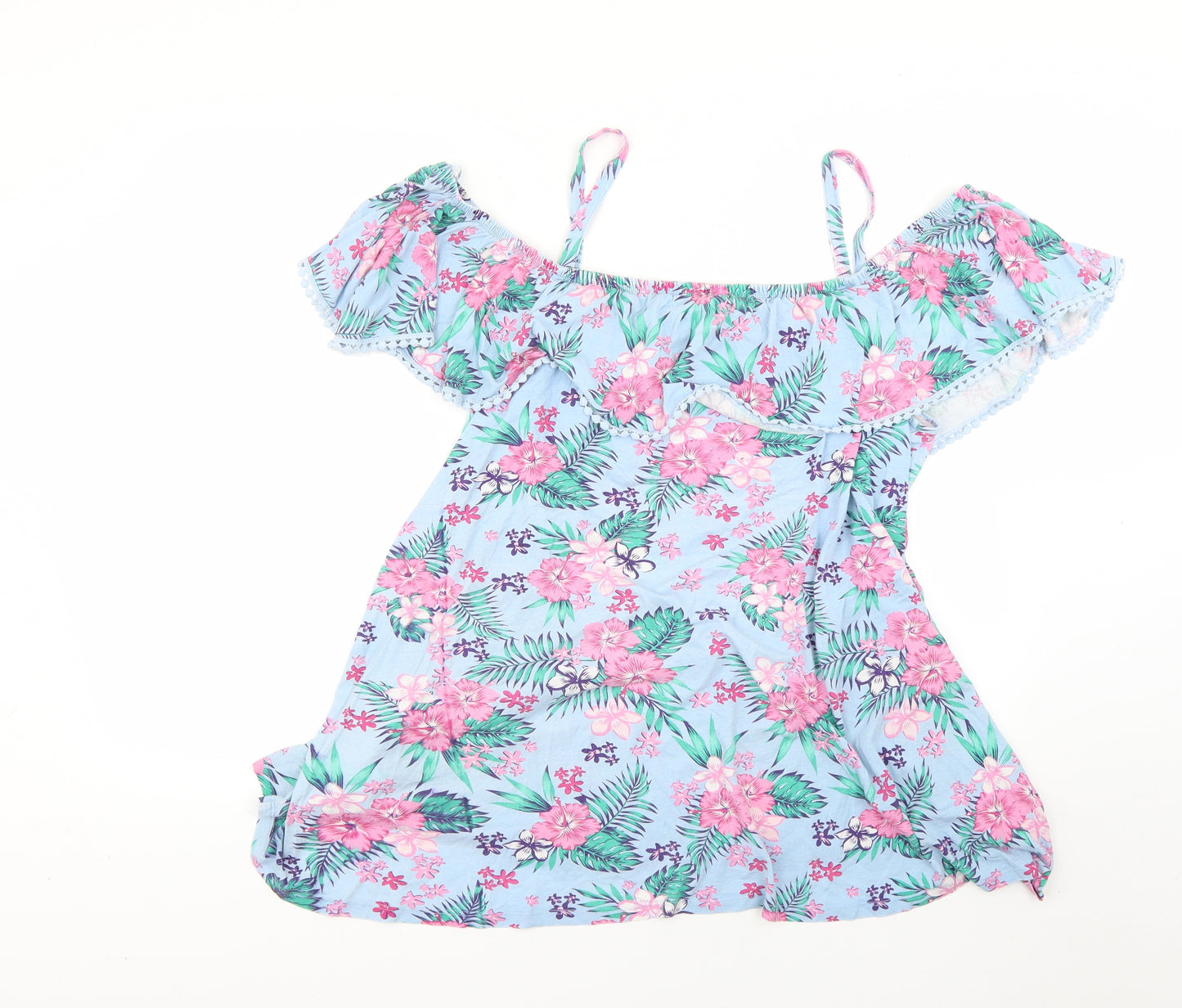 Yours Womens Multicoloured Floral  Basic Blouse Size 22