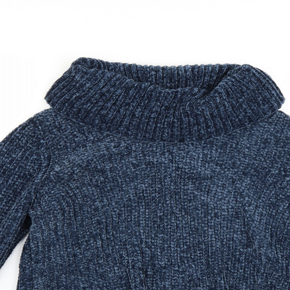 Nutmeg Womens Blue   Pullover Jumper Size 12
