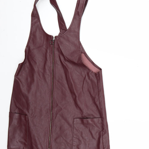 Atmosphere Womens Purple   Pinafore/Dungaree Dress  Size 8