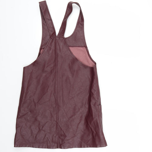 Atmosphere Womens Purple   Pinafore/Dungaree Dress  Size 8