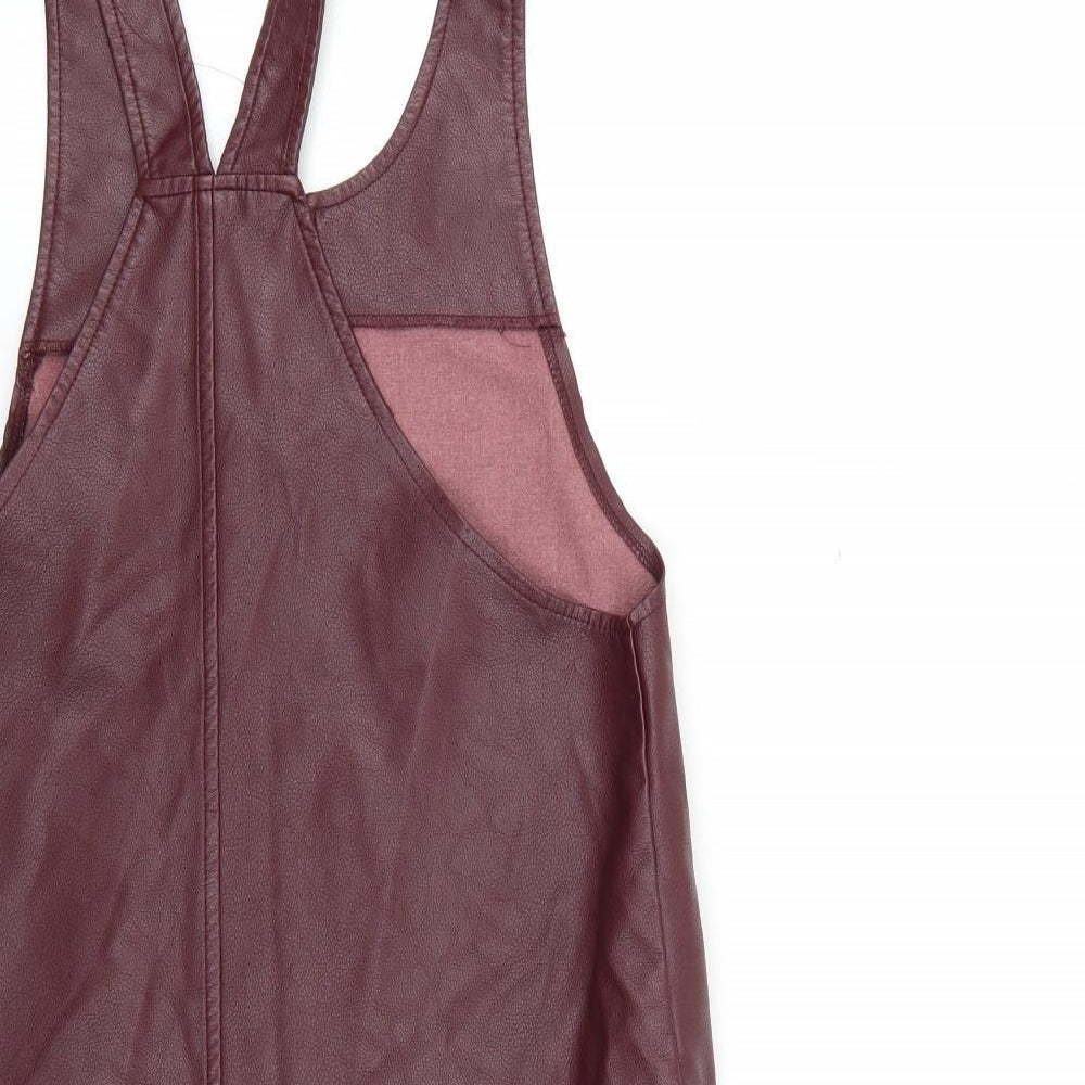 Atmosphere Womens Purple   Pinafore/Dungaree Dress  Size 8