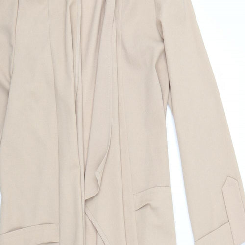 Atmosphere Womens Beige   Overcoat Coat Size 10