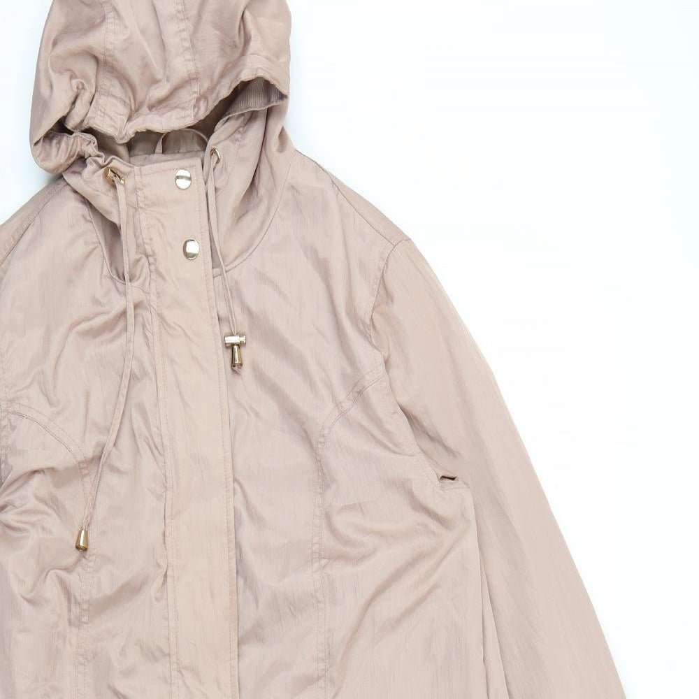 bonmarche Womens Pink   Rain Coat Coat Size 14