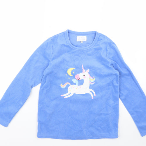 Pj collections Girls Blue Solid  Top Pyjama Top Size 11-12 Years