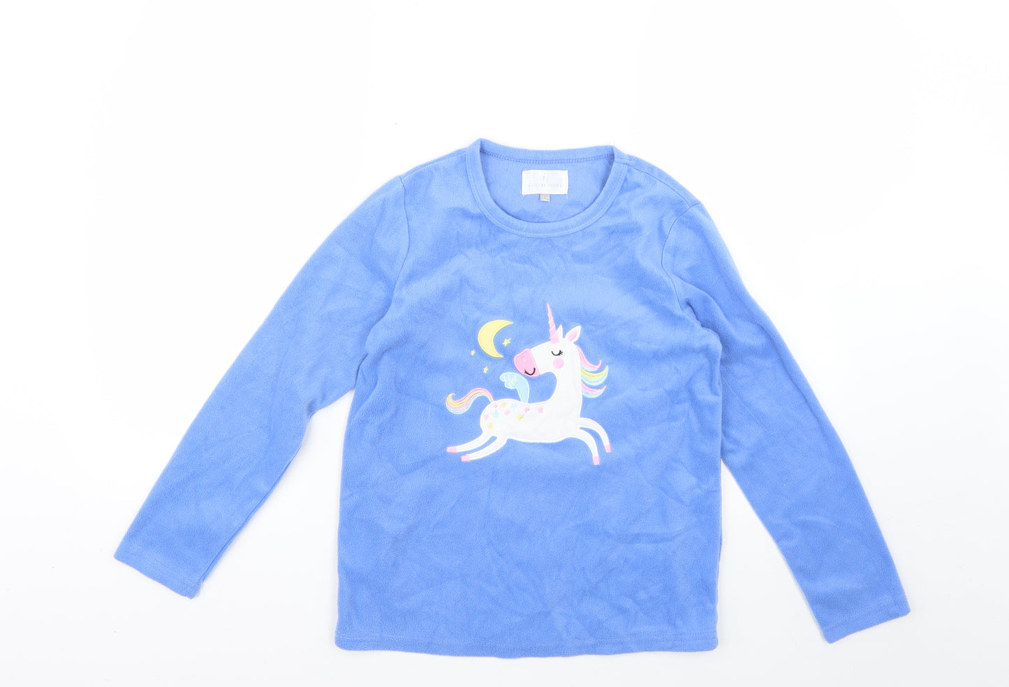 Pj collections Girls Blue Solid  Top Pyjama Top Size 11-12 Years