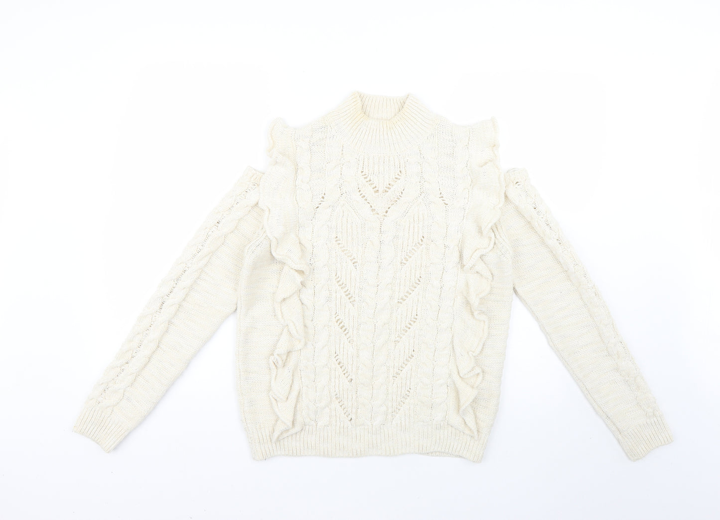 River Island Womens Beige   Pullover Jumper Size 8