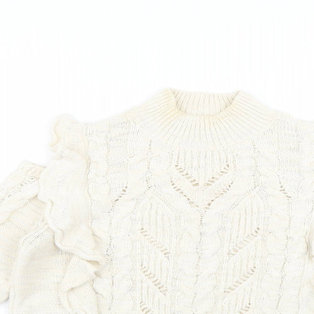 River Island Womens Beige   Pullover Jumper Size 8