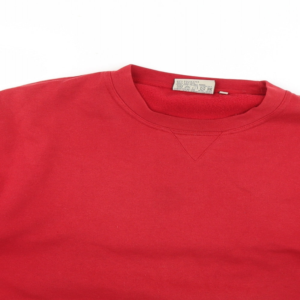 zantos Womens Red   Pullover Jumper Size S