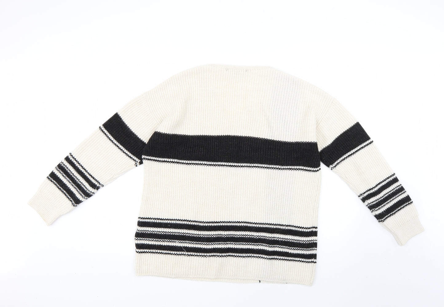 NEXT Womens Multicoloured Striped  Pullover Jumper Size 14