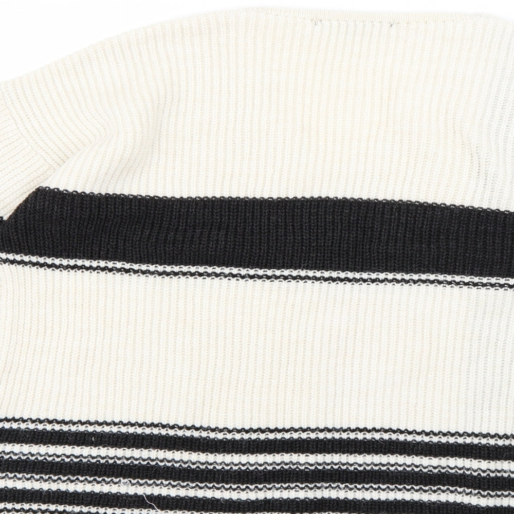 NEXT Womens Multicoloured Striped  Pullover Jumper Size 14