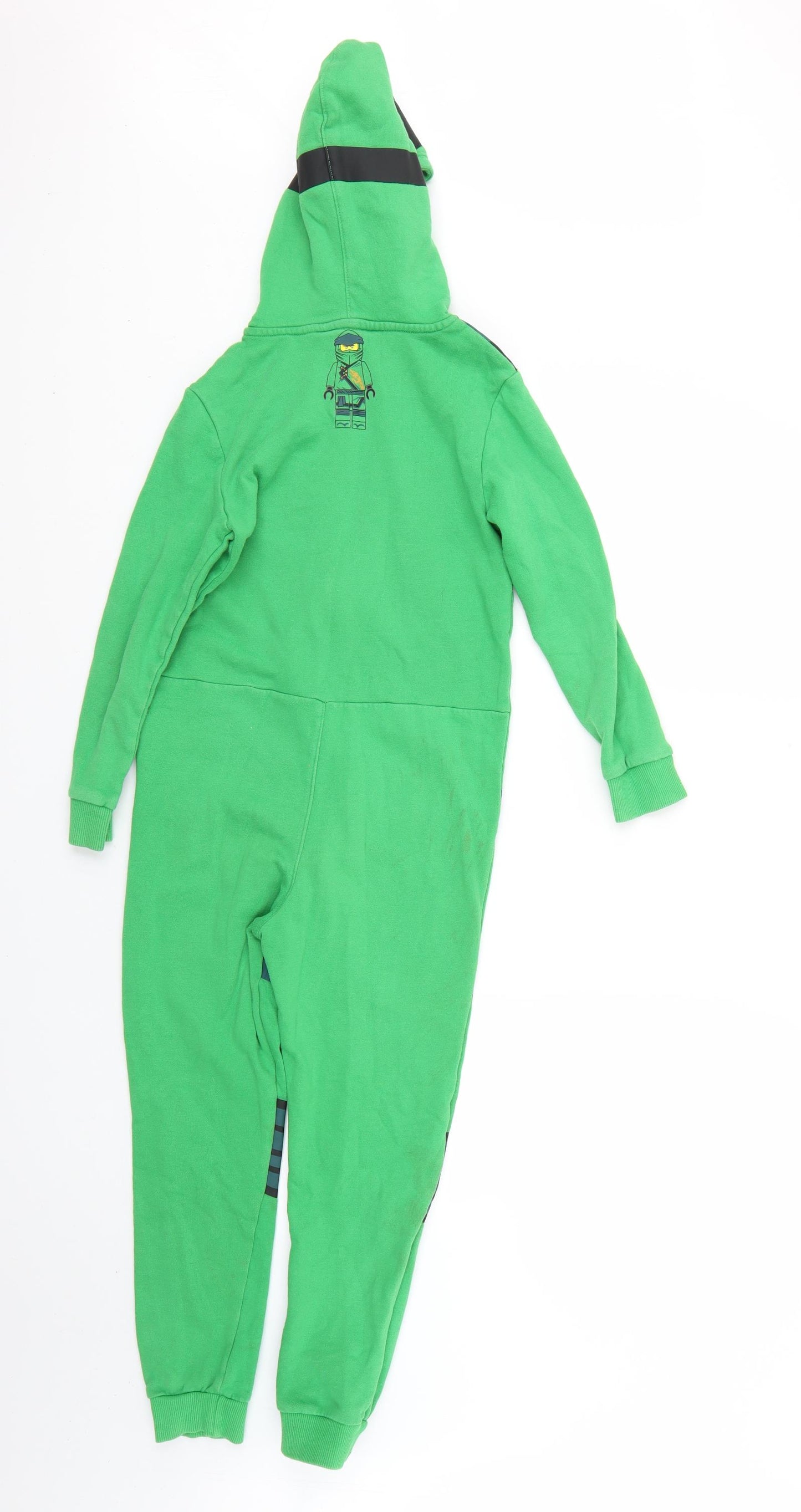 H&M Boys Green Geometric   One Piece Size 7-8 Years