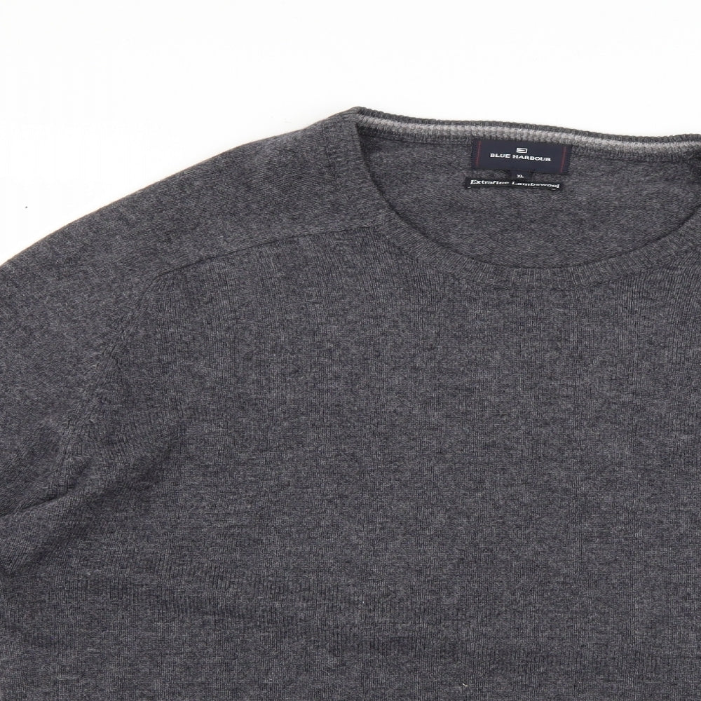 Blue Harbour Mens Grey   Pullover Jumper Size XL