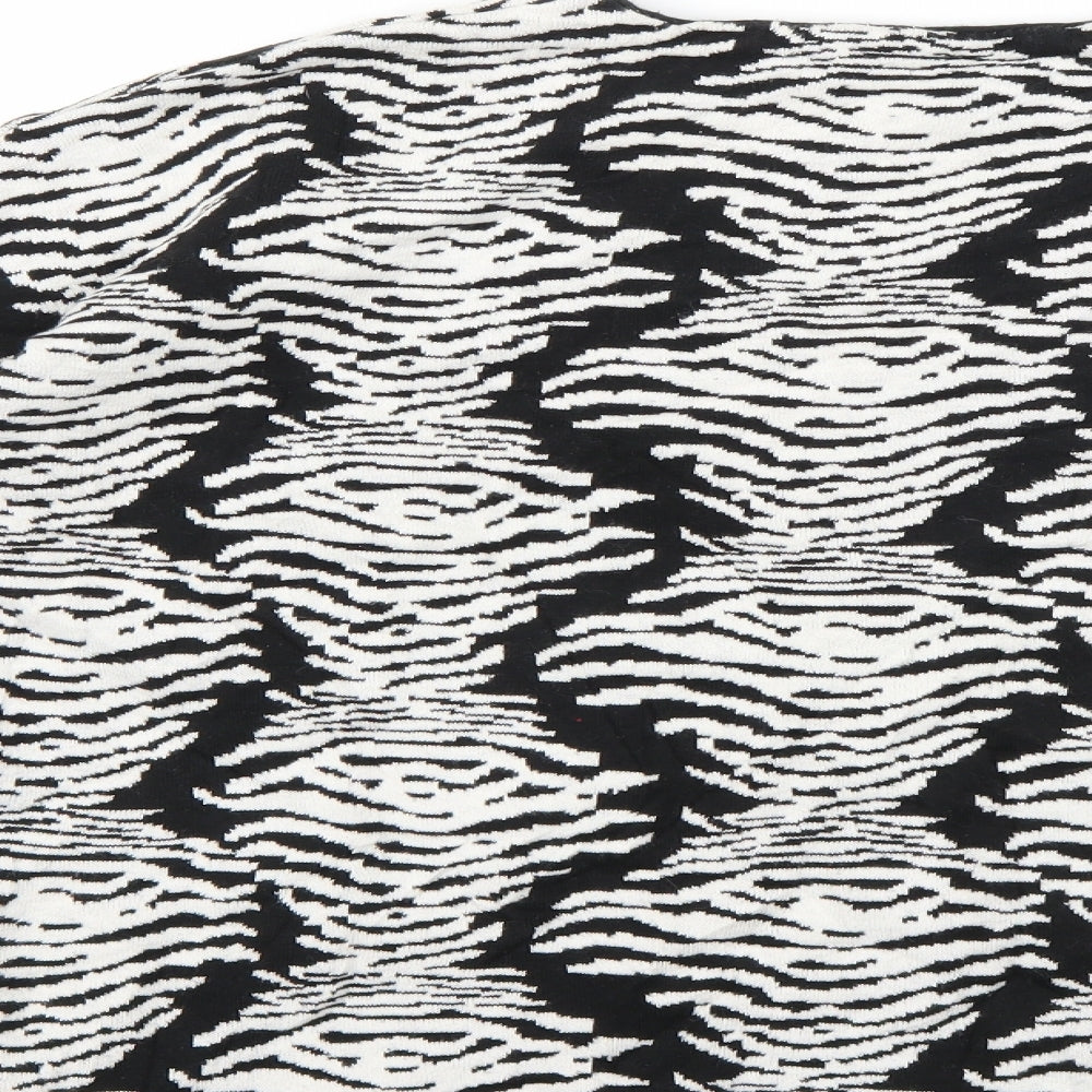 Debenhams Womens Multicoloured Animal Print  Pullover Jumper Size 14