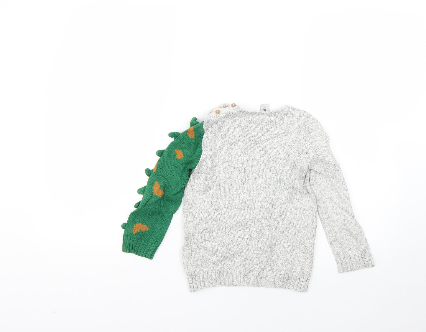 TU Boys Multicoloured Geometric  Pullover Jumper Size 2-3 Years