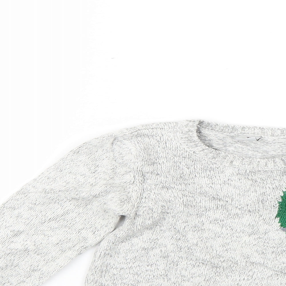 TU Boys Multicoloured Geometric  Pullover Jumper Size 2-3 Years