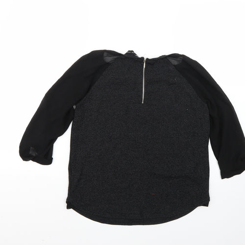 New Look Womens Black   Pullover Jumper Size 10