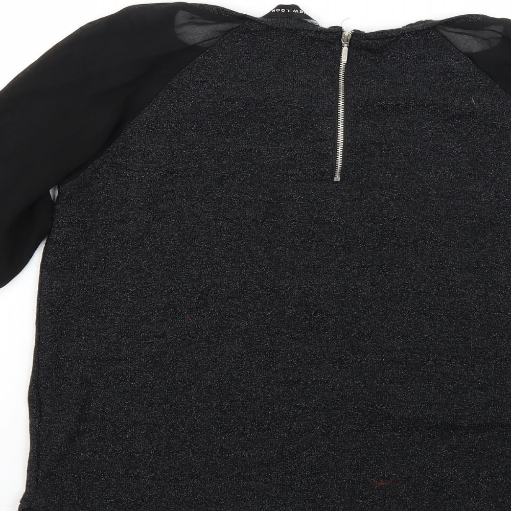 New Look Womens Black   Pullover Jumper Size 10