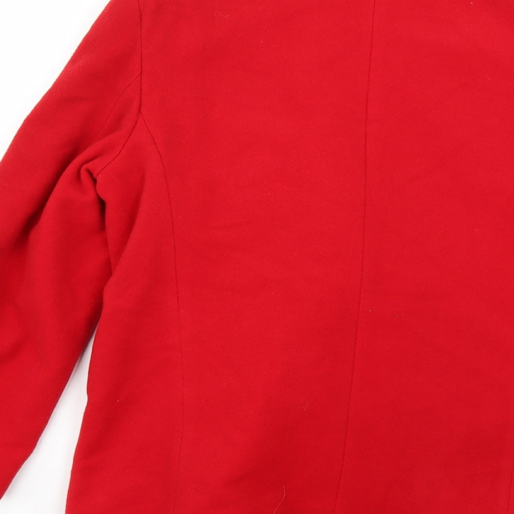 lady lime Womens Red   Jacket Blazer Size 12