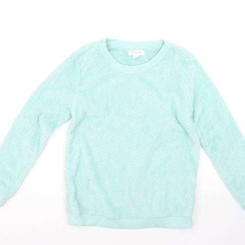 Primark Womens Green Solid  Top Pyjama Top Size 10