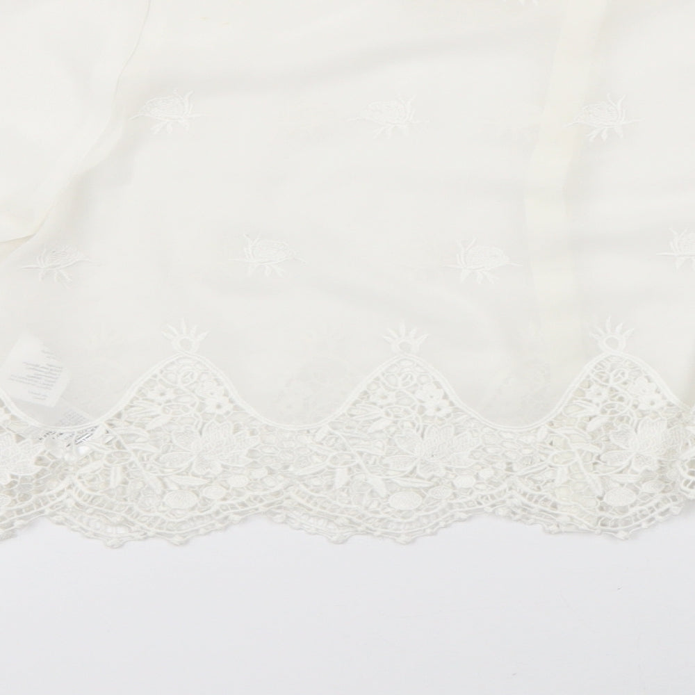 H&M Womens White   Basic Blouse Size 12