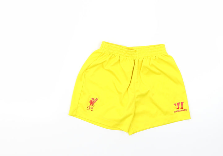 warrior Boys Yellow Sweat Shorts Size 4-5 Years