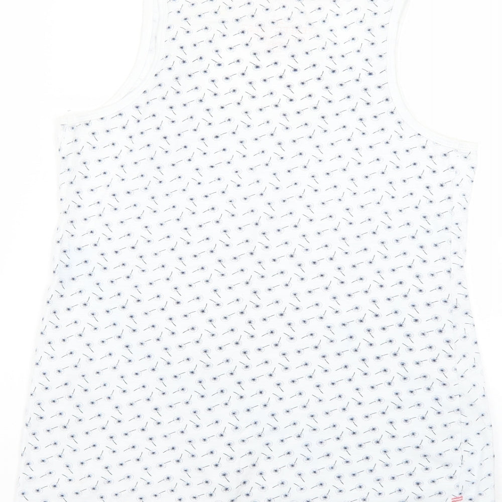 F&F Womens Multicoloured Geometric  Basic T-Shirt Size 10