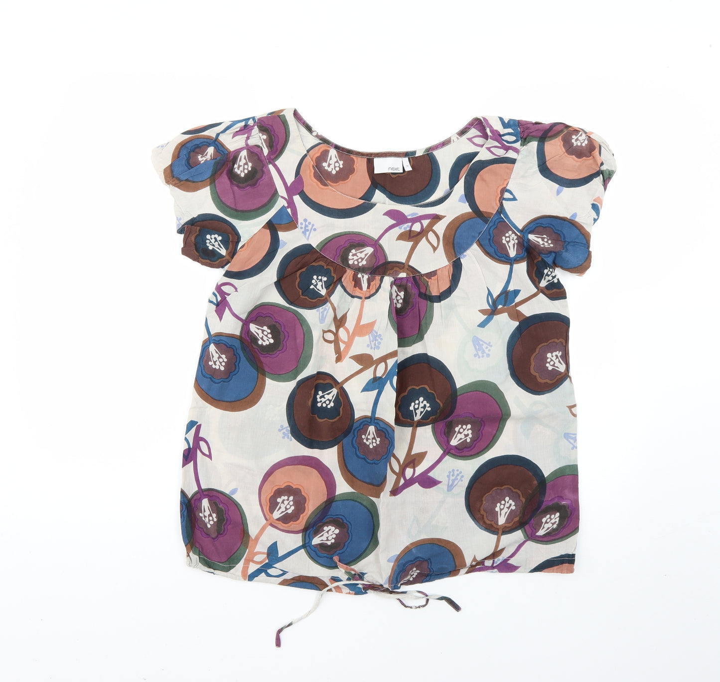 NEXT Womens Multicoloured Floral  Basic Blouse Size 10