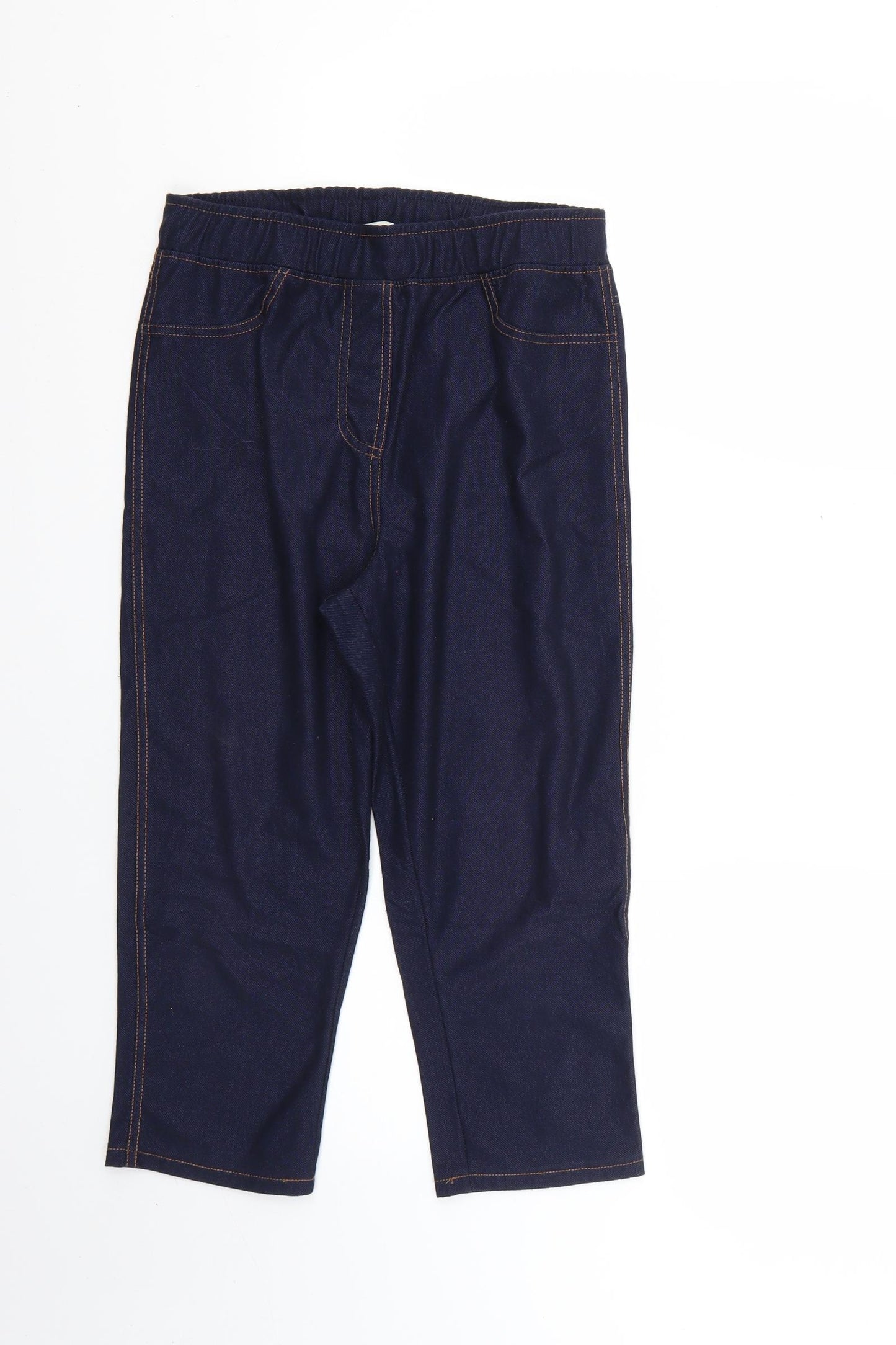 Papaya Womens Blue   Cropped Leggings Size 12