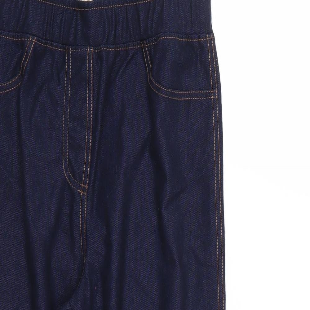 Papaya Womens Blue   Cropped Leggings Size 12