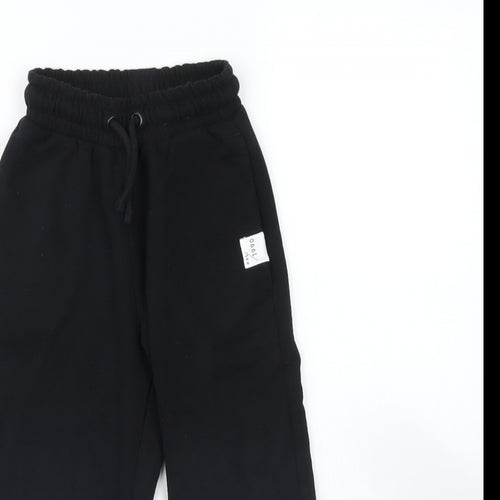 George Boys Black   Jogger Trousers Size 4 Years