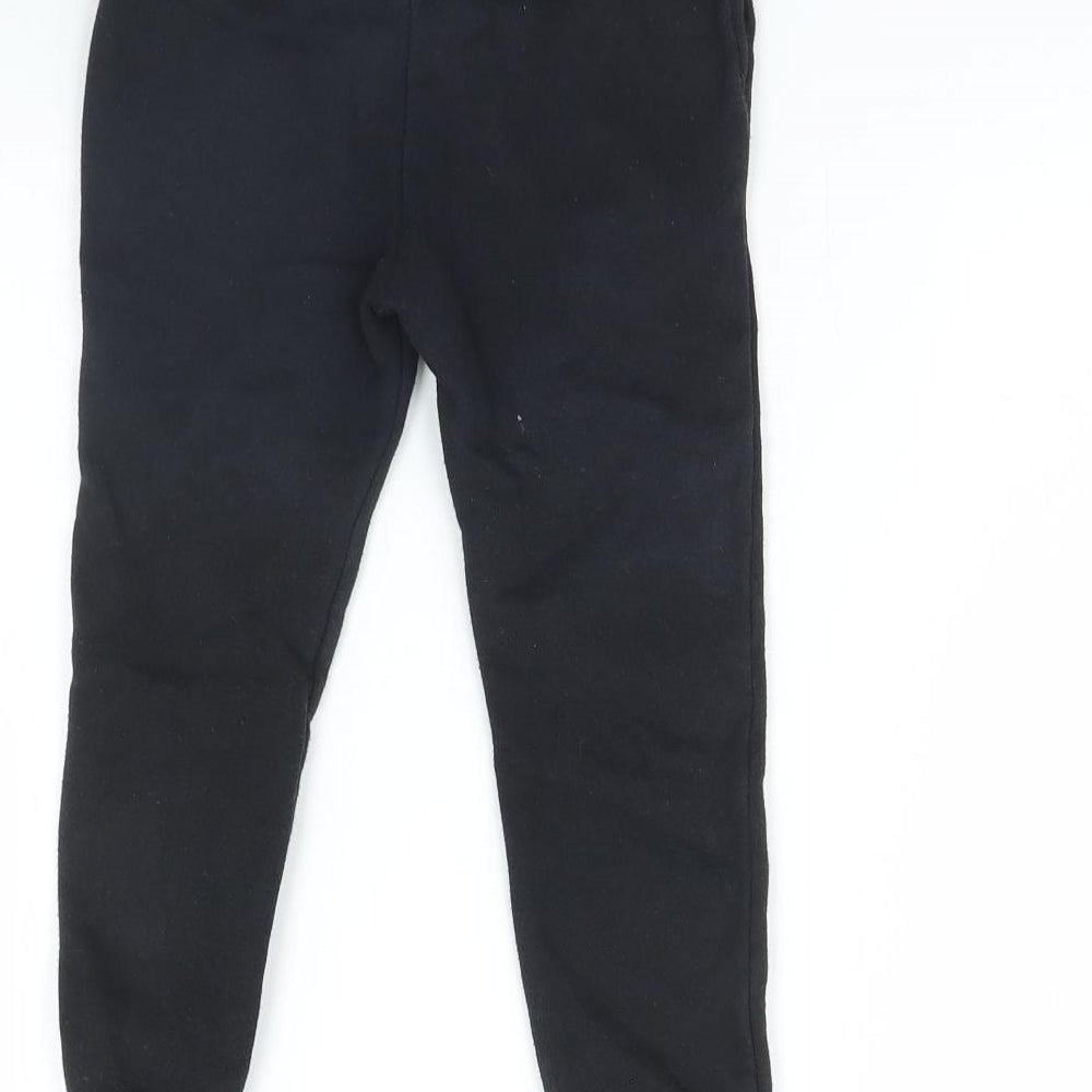 H&M Boys Black   Jogger Trousers Size 4 Years