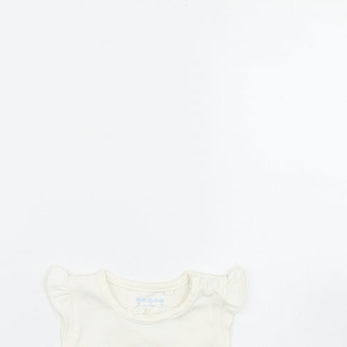 TU Girls White   Basic Blouse Size 0-3 Months