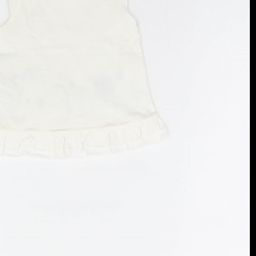 TU Girls White   Basic Blouse Size 0-3 Months