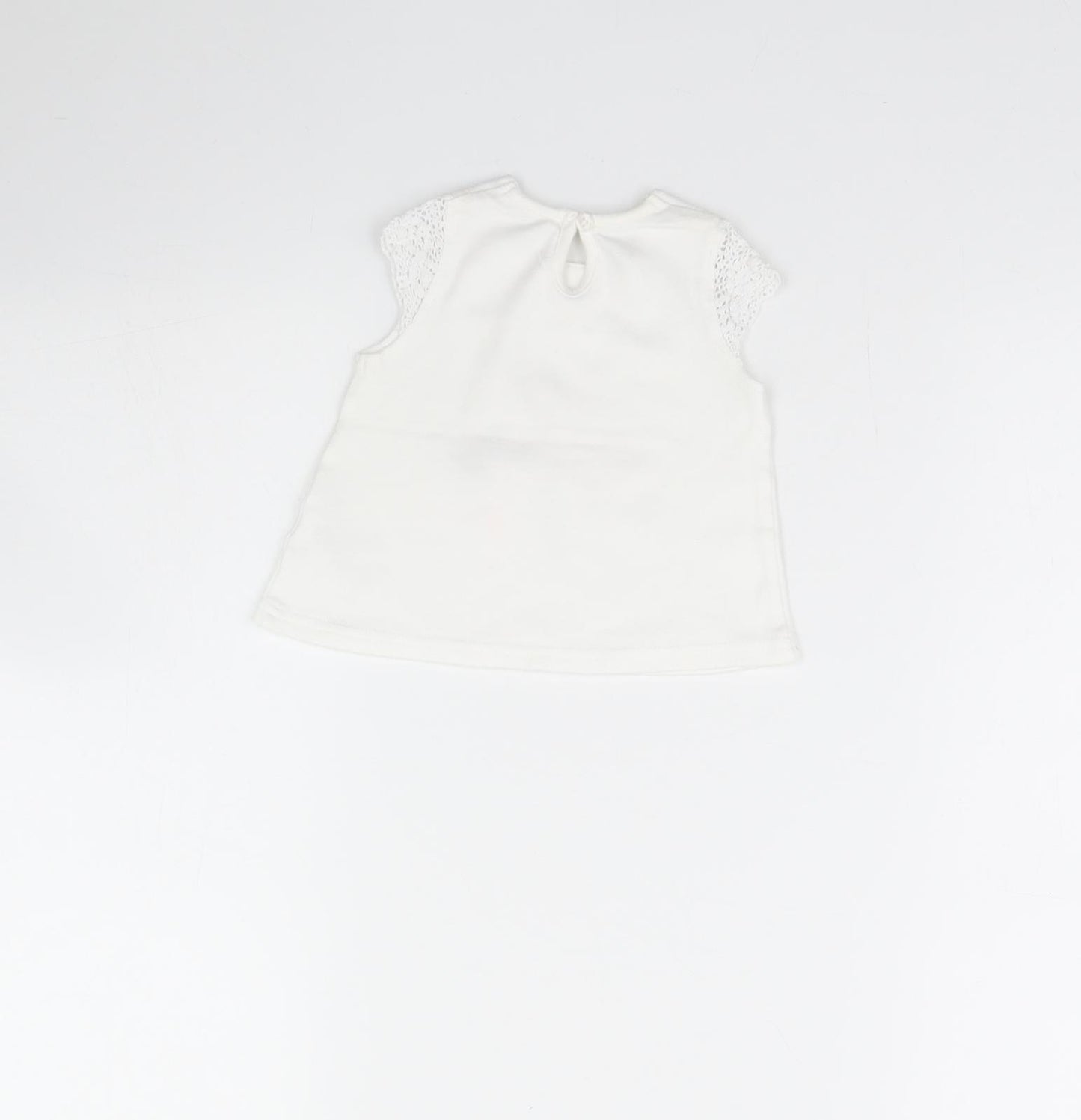 George Girls White   Basic Blouse Size 0-3 Months