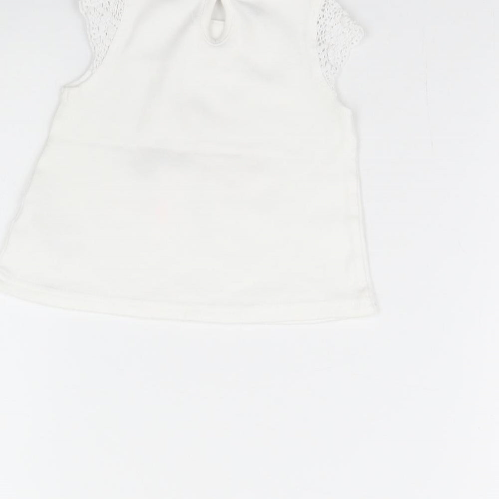 George Girls White   Basic Blouse Size 0-3 Months