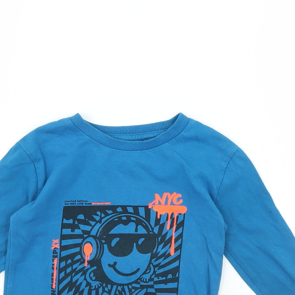 NEXT Boys Blue   Basic T-Shirt Size 4 Years