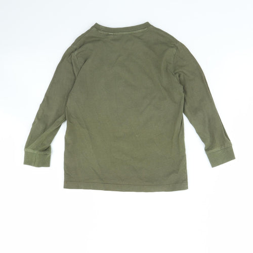 NEXT Boys Green   Basic T-Shirt Size 4 Years  - football