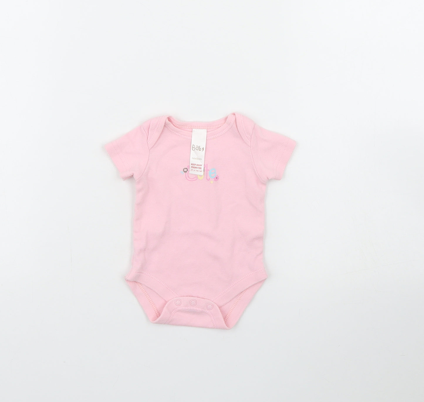 Baby Baby Pink   Babygrow One-Piece Size 0-3 Months  - New born