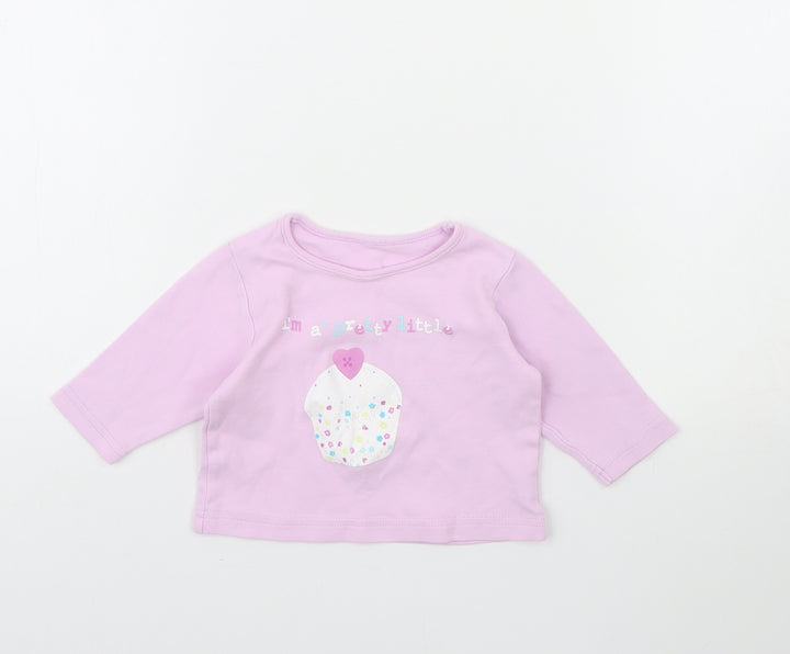 George Girls Purple   Basic Blouse Size 0-3 Months