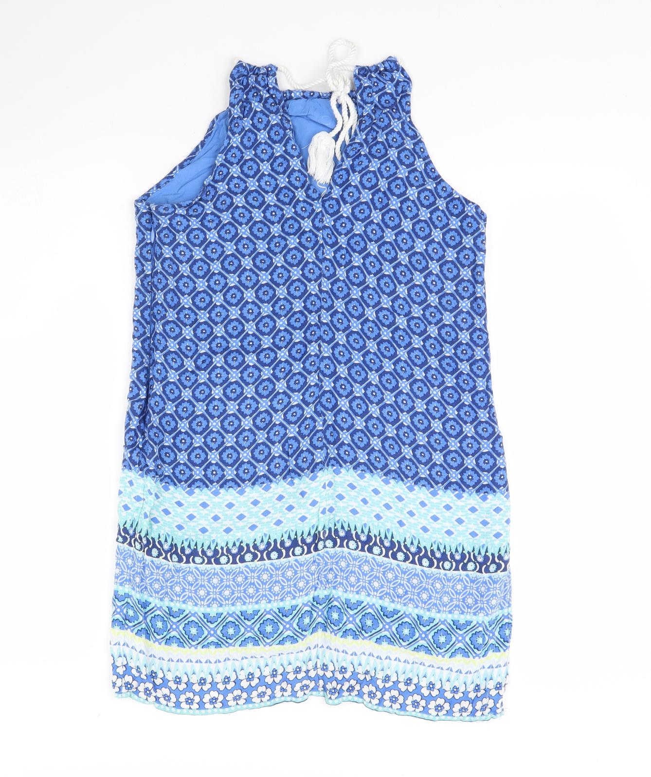 Hollistr Girls Blue Striped  Shift  Size S