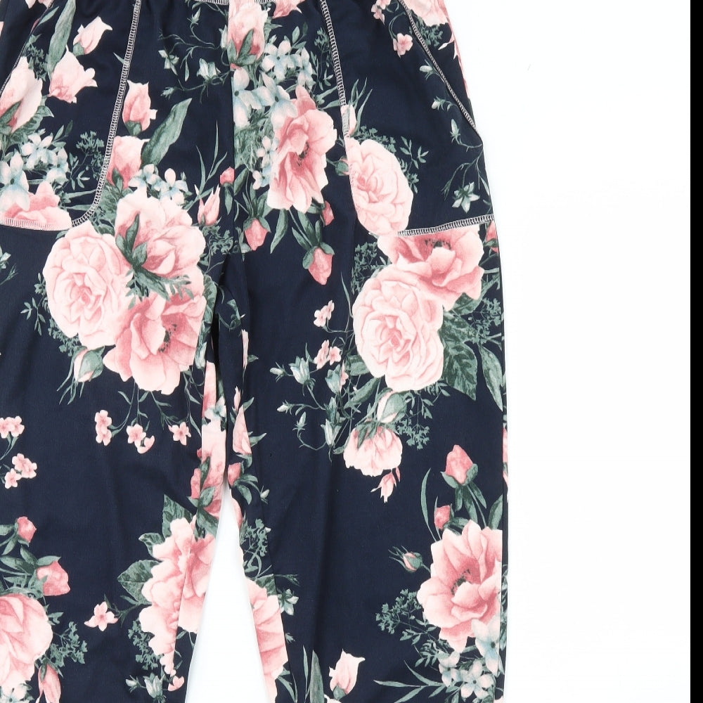 NEXT Womens Blue Floral  Cami Pyjama Pants Size M